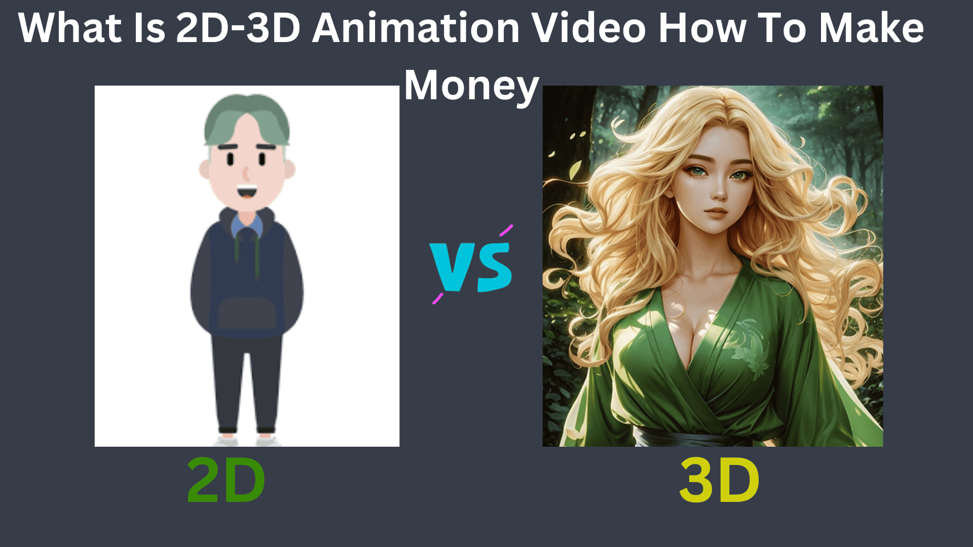 How to Make 2D-3D animation Video To make Money